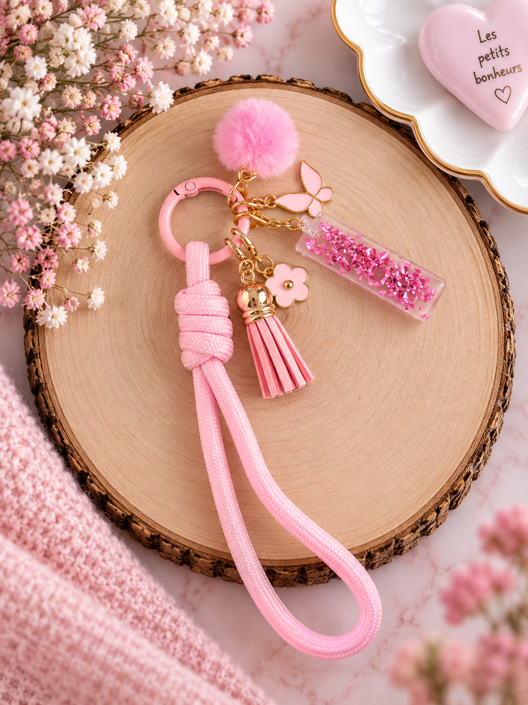 porte-clés rose