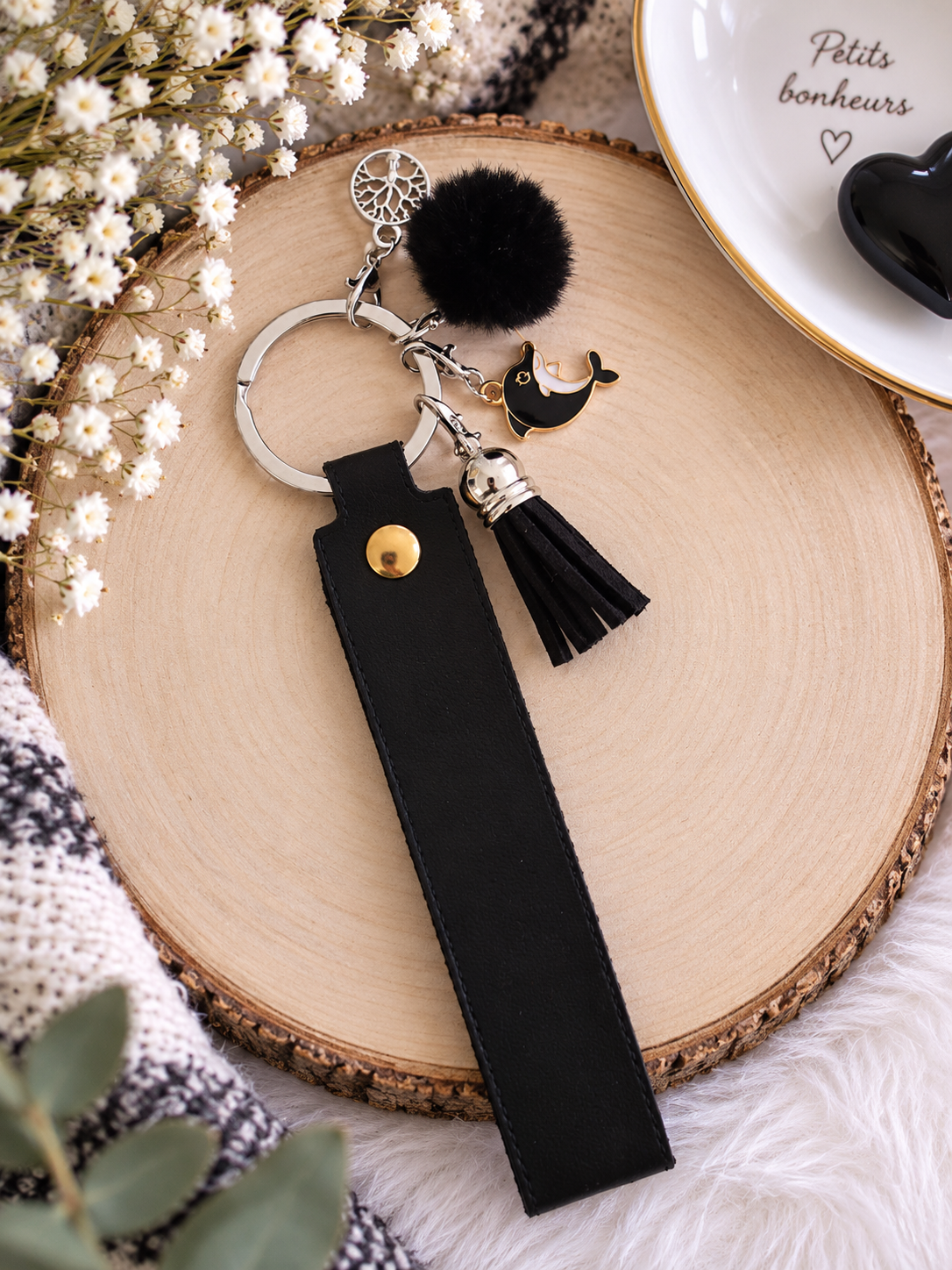porte-clés noir