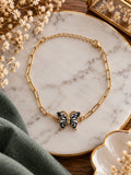 Bracelet papillon noir et blanc