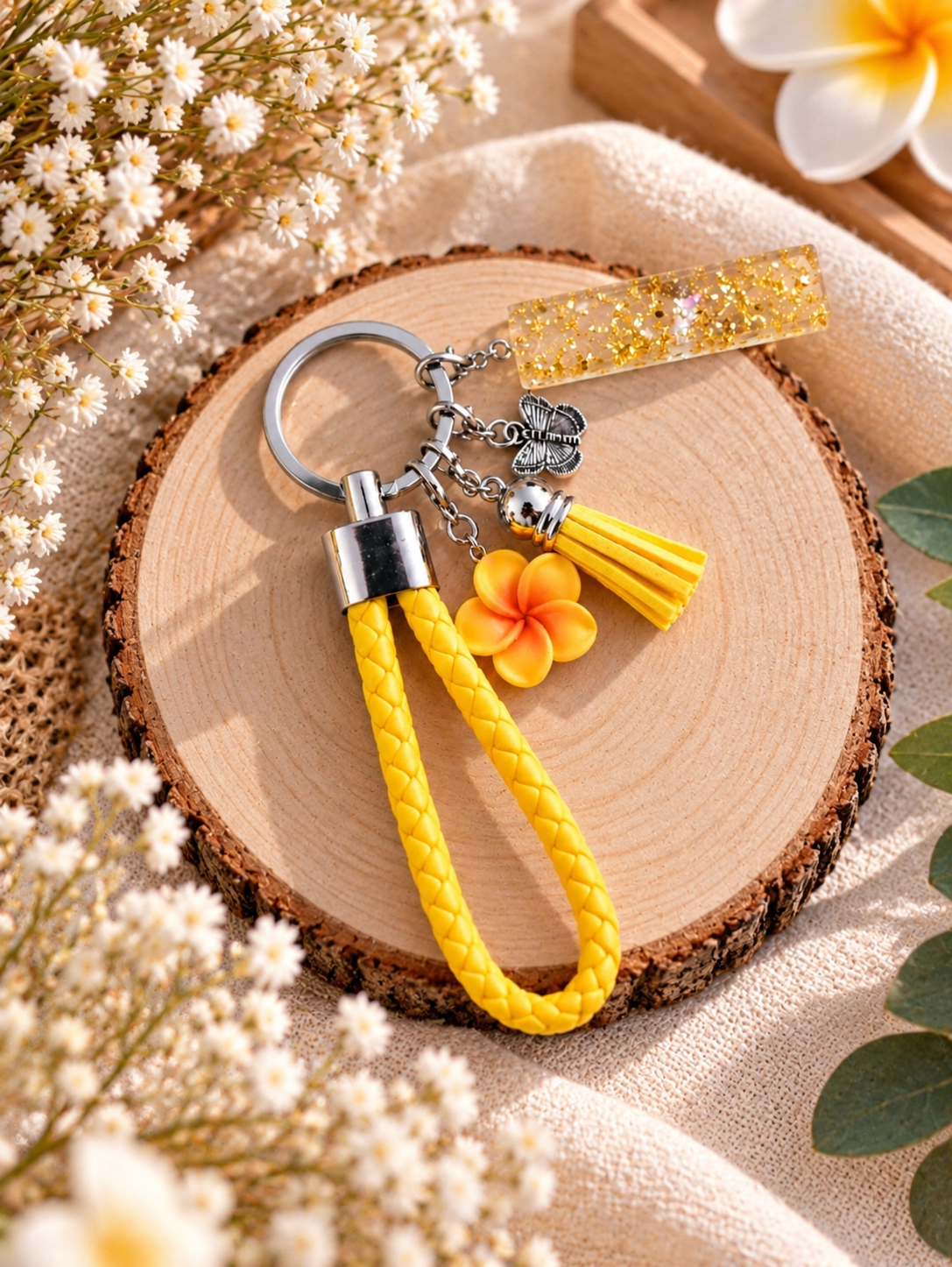 porte-clés jaune